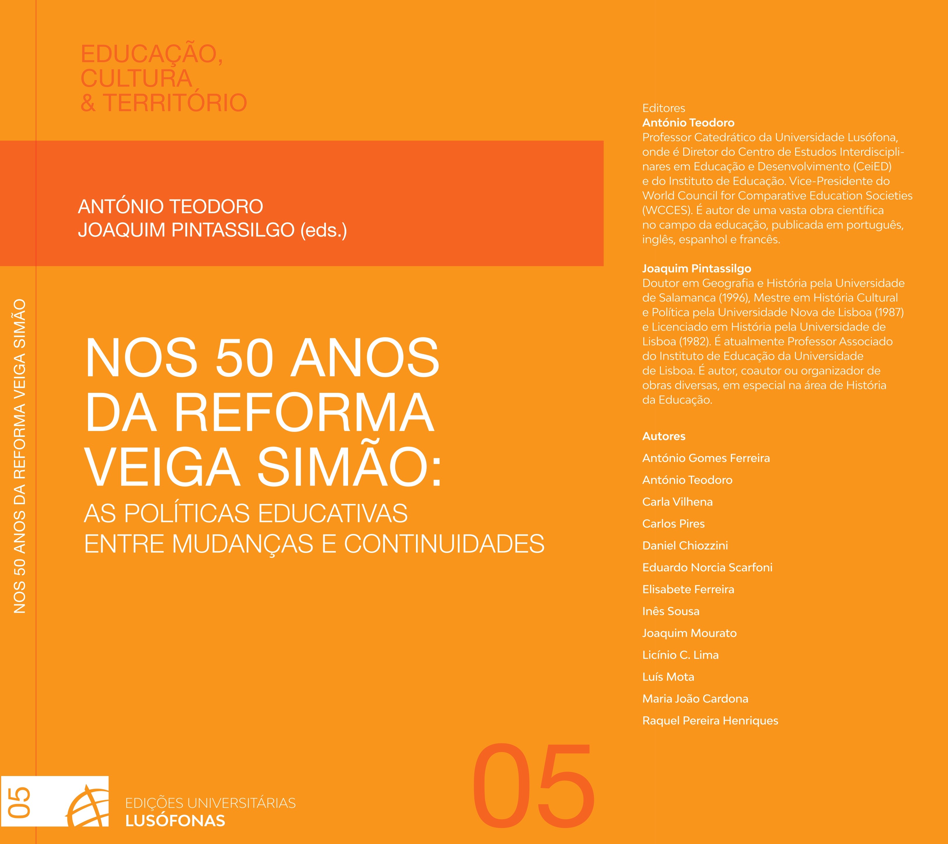 Capa de NOS 50 ANOS DA REFORMA VEIGA SIMÃO